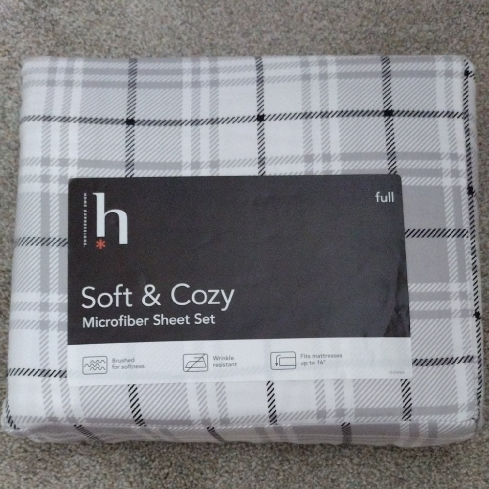 Home Essentials Soft & Cozy Microfiber Sheet Set